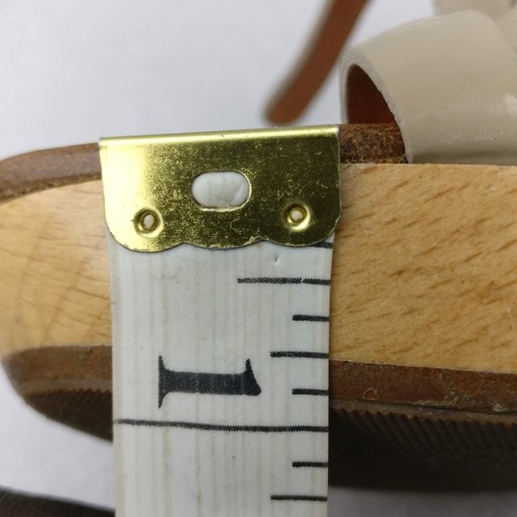 GIVENCHY All Leather Heeled Strappy Minimalist Logo Sandal 7us /5uk - Picture 8 of 9